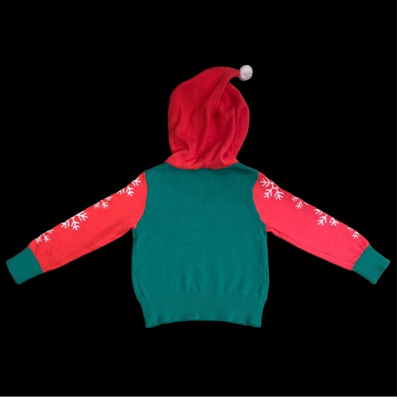 NWOT Toddlers The Grinch Hooded Heart Pullover Sweater Size 12M - Picture 3 of 4